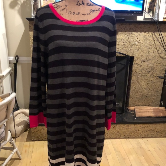 jessica howard striped sweater dress